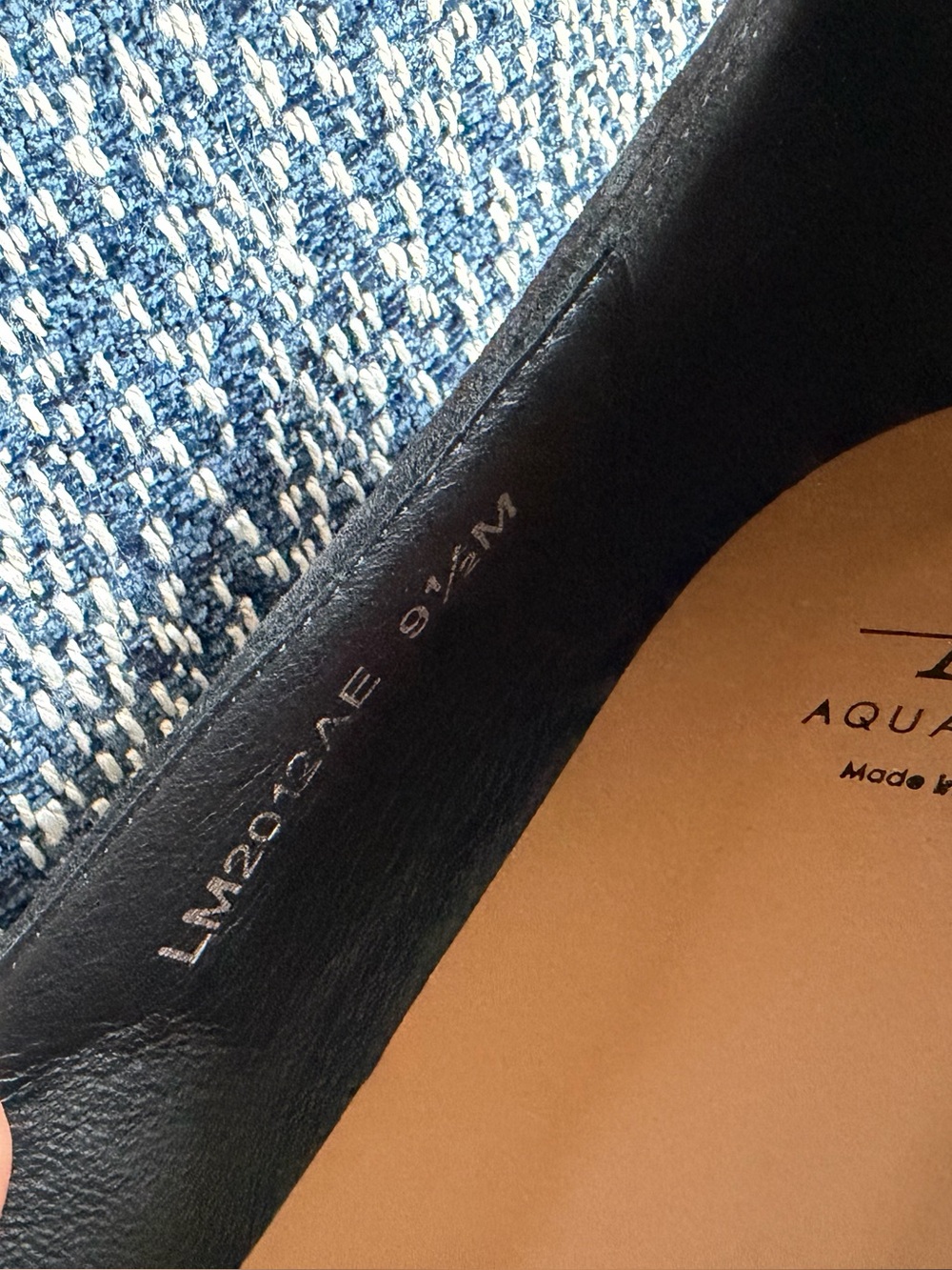 Aquatalia Calandra Weatherproof Flat~ size 9.5 - Picture 10 of 13